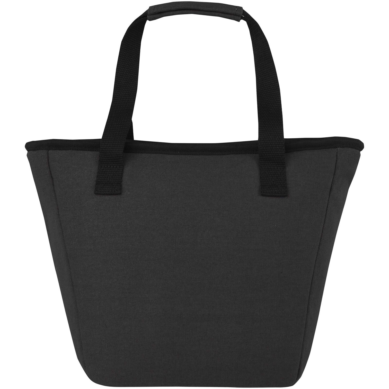 Joey GRS-recycelte Canvas Lunch Kühltasche 6 L für 9 Dosen - schwarz-192