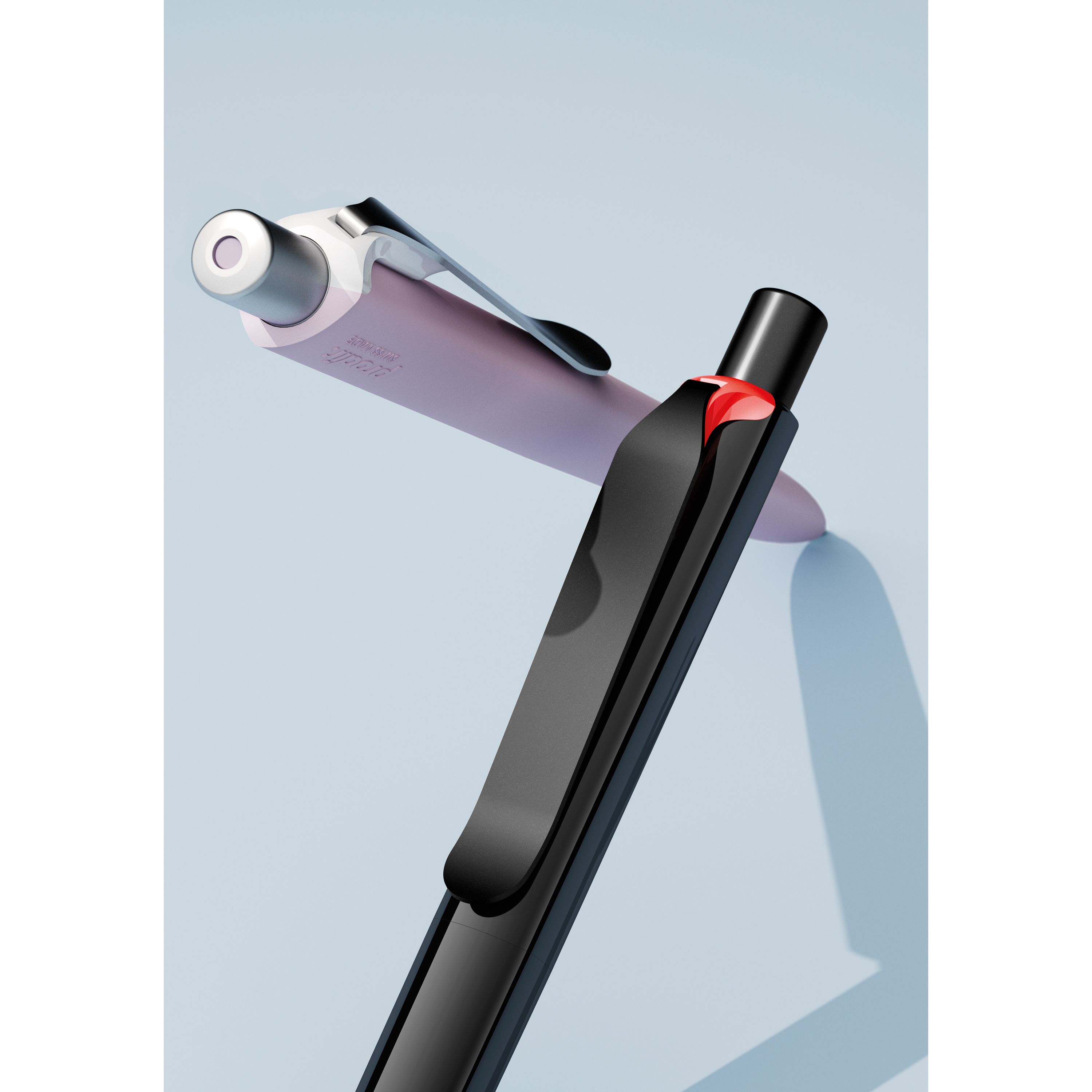 prodir DS8 Soft Touch PSR Push Kugelschreiber Metall-Clip - classic blue - silver-94