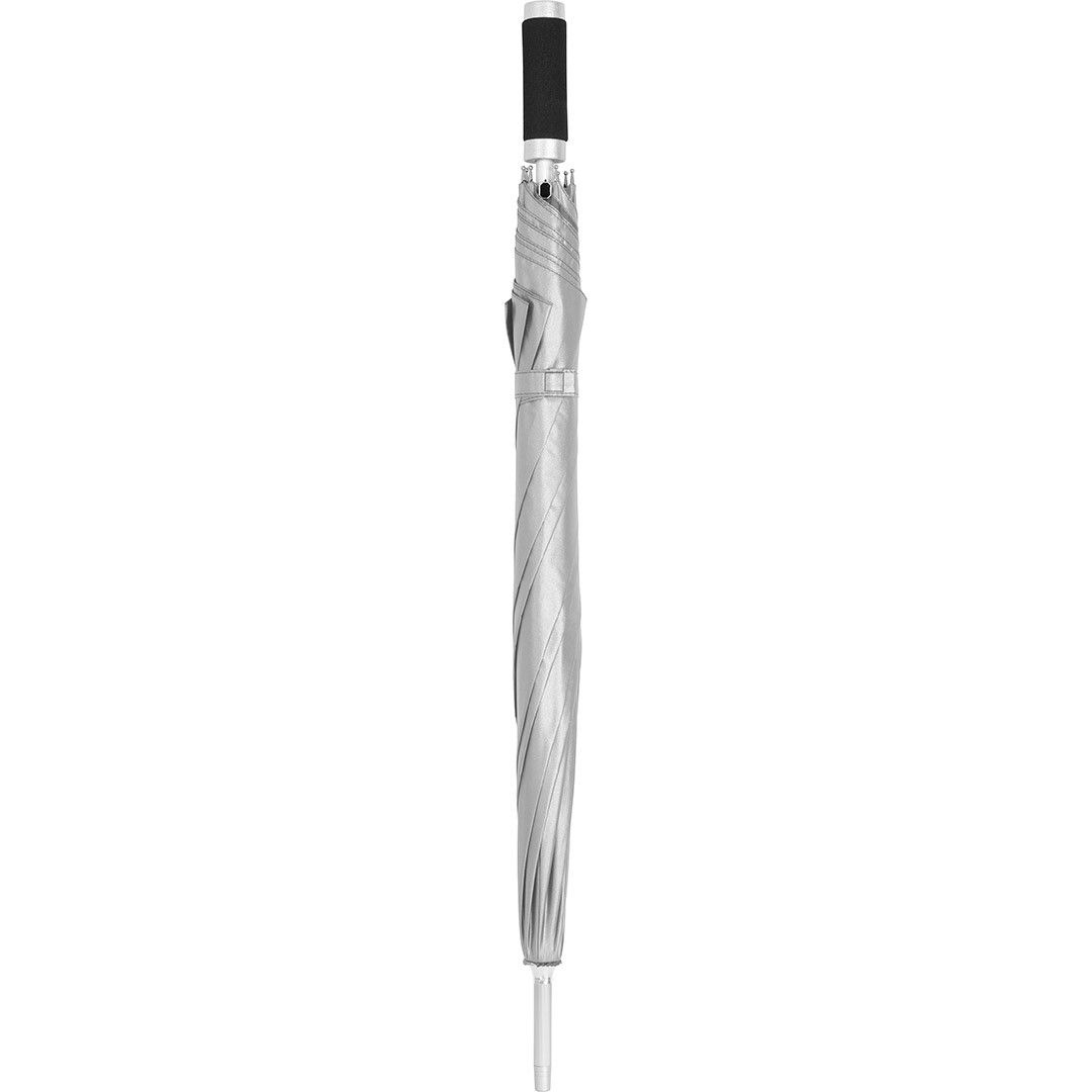AC-Alu-Stockschirm Windmatic® Ø105 cm - silber - schwarz-741