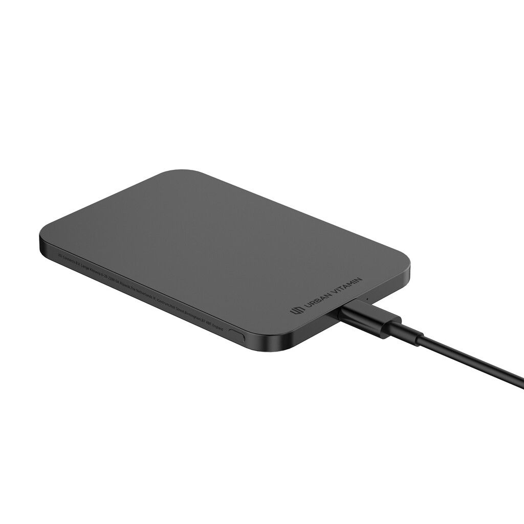 Urban Vitamin Burbank 3000mAh Powerbank aus RCS Plastik/Alu - schwarz-824