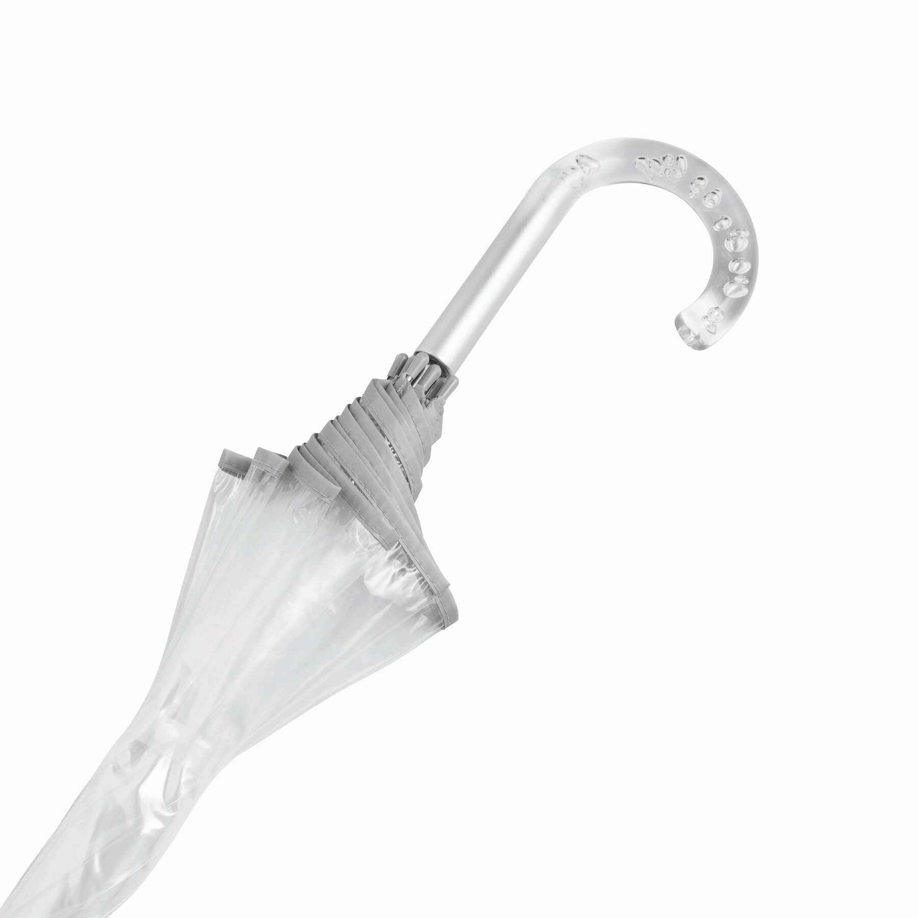 Glockenschirm BELLEVUE - silber - transparent-152