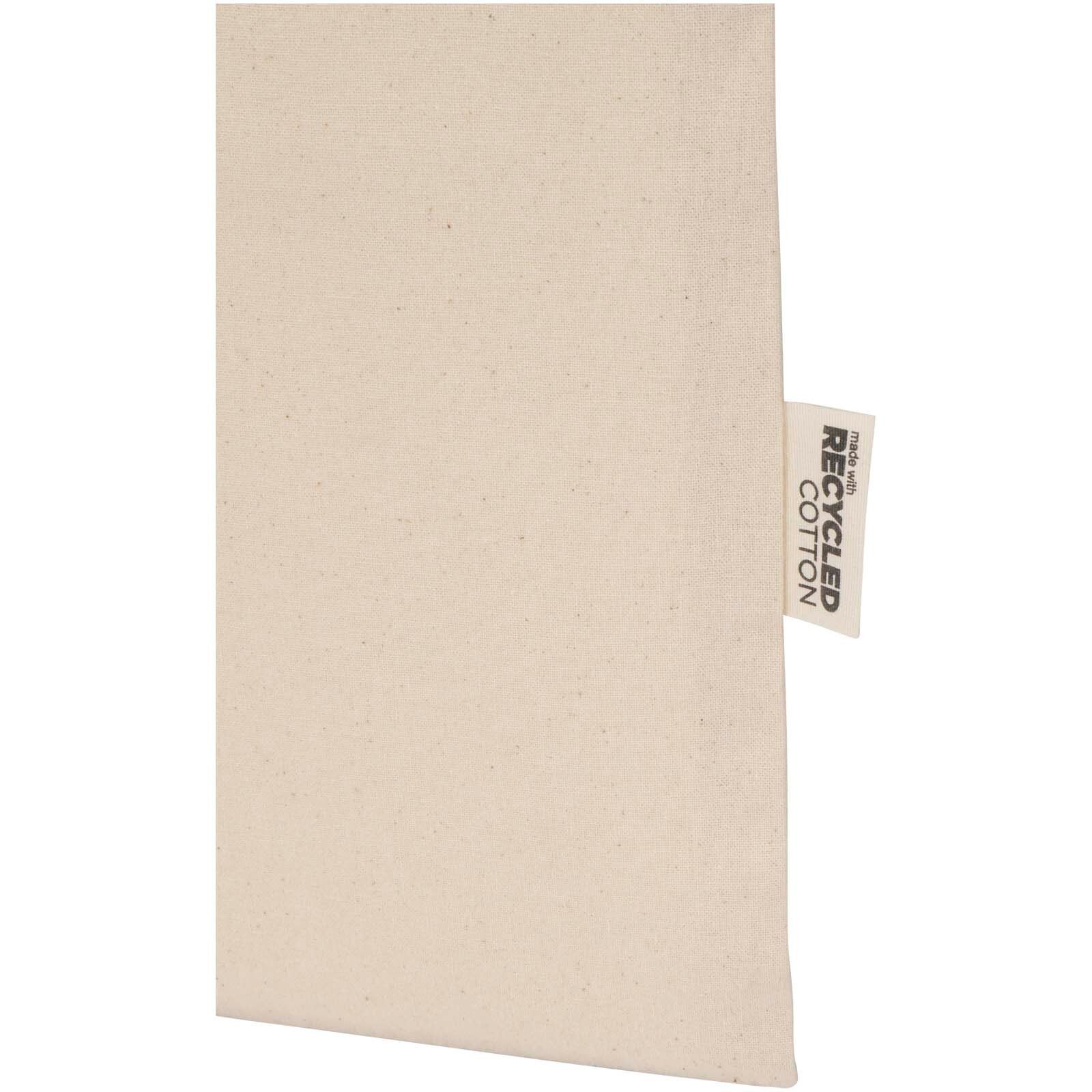 Peru Blend 180 g/m² Tragetasche aus GRS recycelter Baumwolle 7L - natur-724