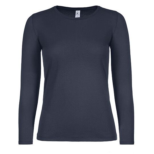 Women´s T-Shirt #E150 Long Sleeve für Damen - navy - XXL-354