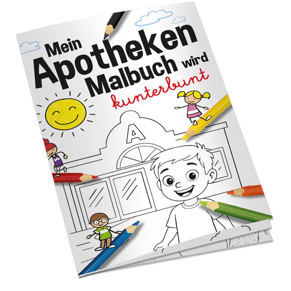 Malbuch / Mal-Set A6 - Apotheke - Malset mit individuellen Vorder- und Rückseiten-533
