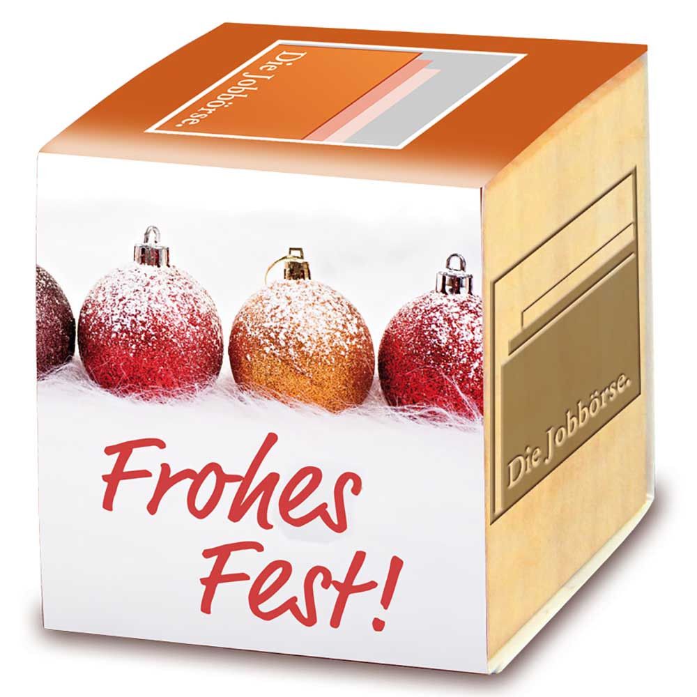Pflanz-Holz Xmas mit Fichtensamen - Fichte, 1 Seite gelasert-637