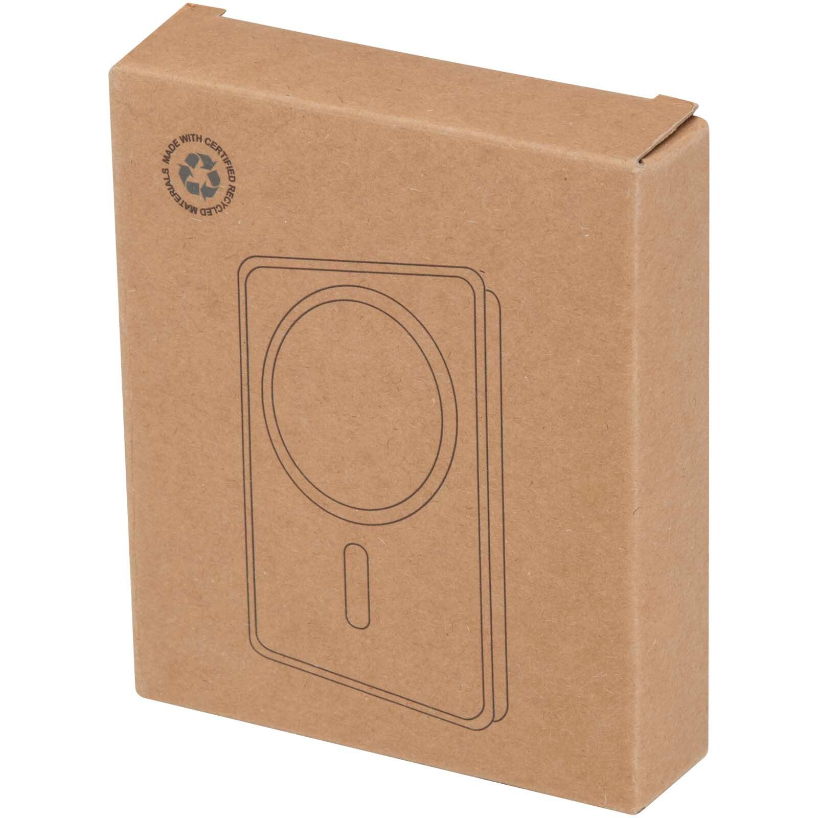 Acrab 15 W 10.000 mAh magnetische kabellose Powerbank mit 20 W PD aus recyceltem Kunststoff - weiss-923