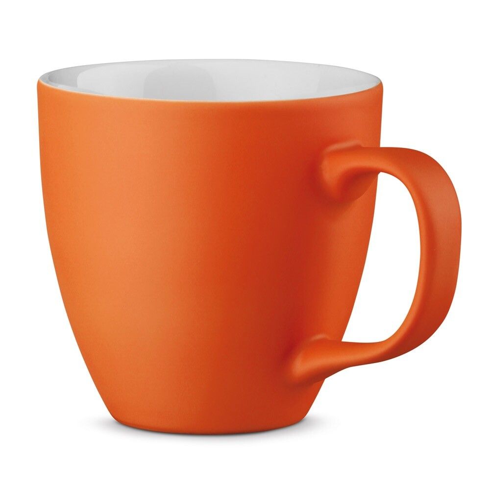 PANTHONY MAT Becher aus Hydroglasur-Porzellan 450 ml Fassungsvermögen - orange-742