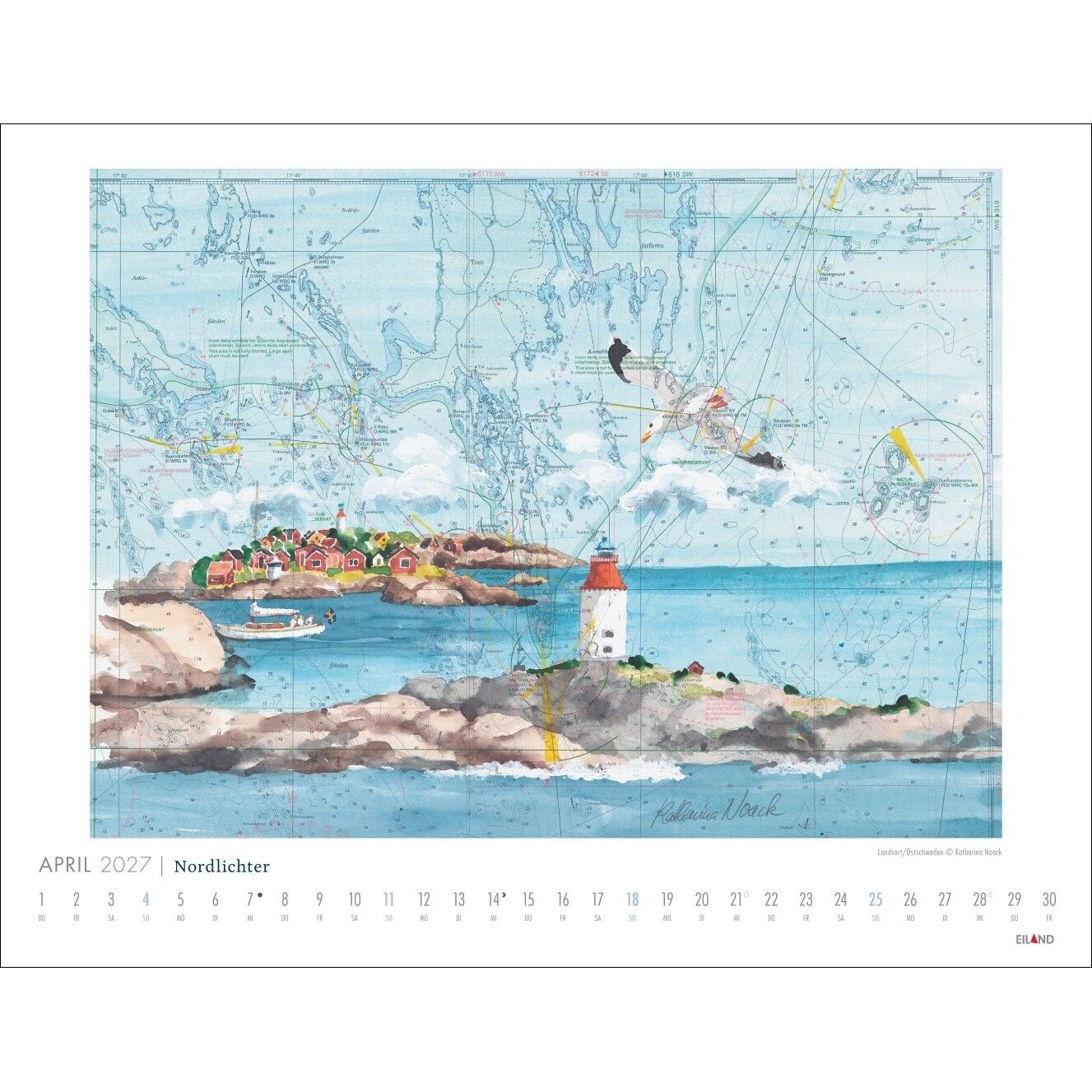 Nordlichter - See(h)karten - Kunst & Kultur Kalender-728