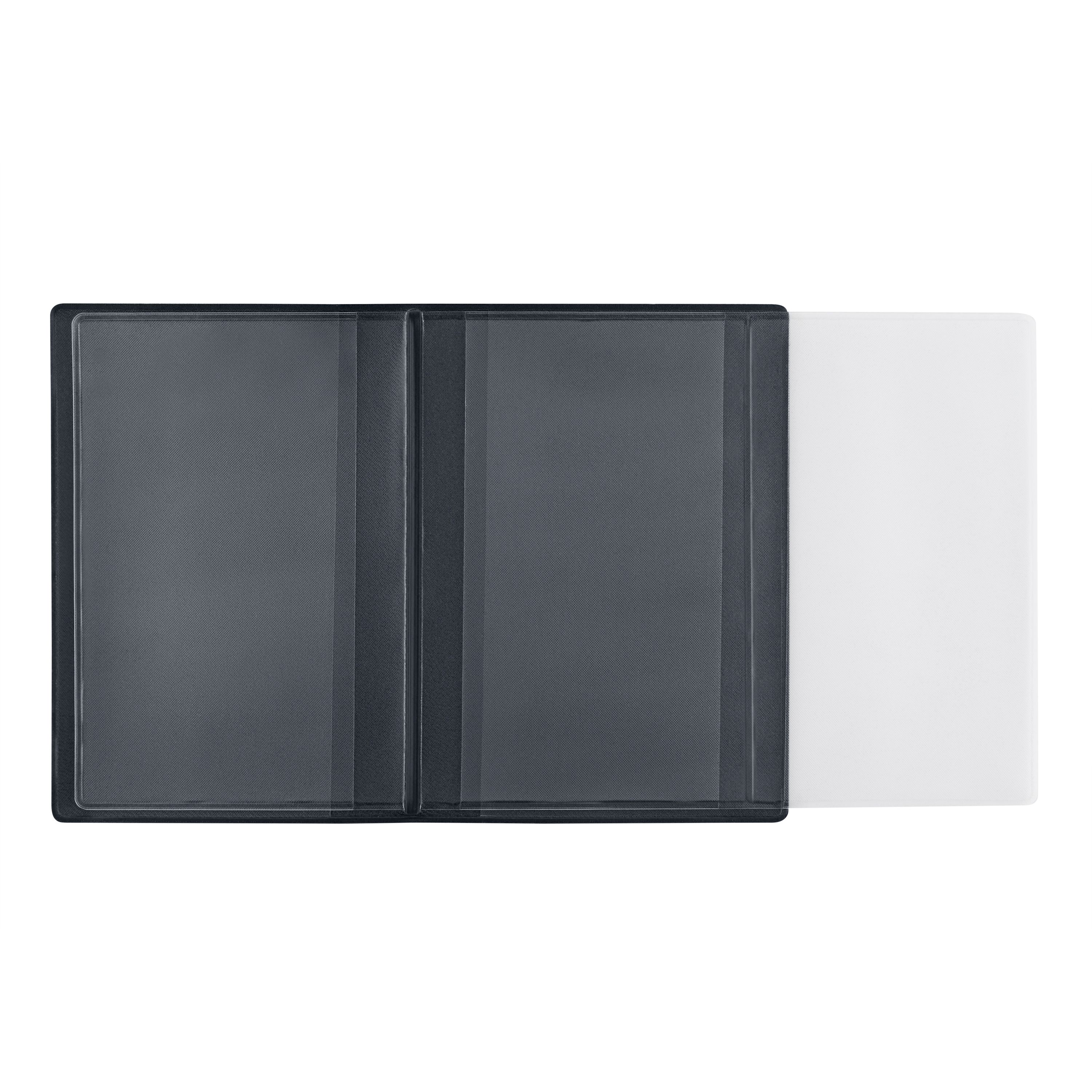CreativDesign® Ausweistasche "5-fach" Veloursfolie - blau-645