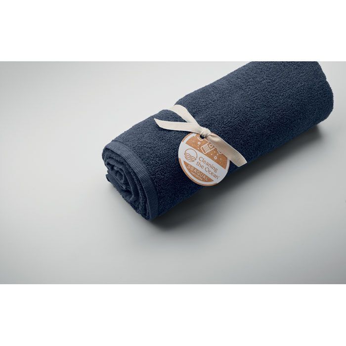SEAQUAL® Handtuch 100x170cm WATER - blau-261
