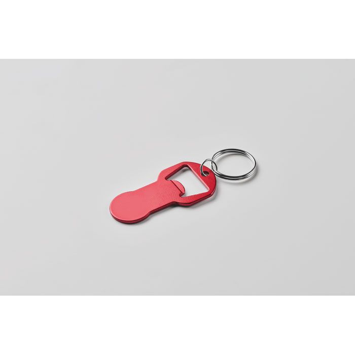 Schlüsselring mit Kapselheber CLAVE - rot-98