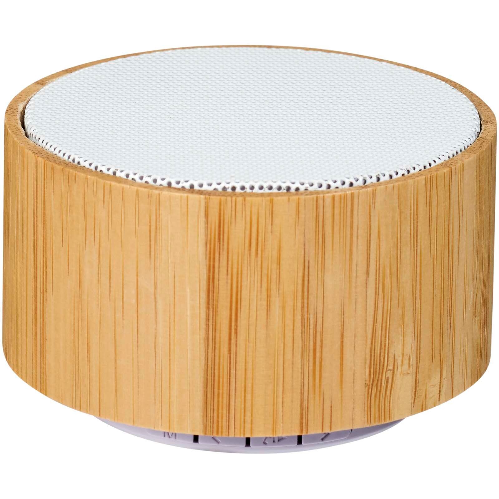 Cosmos Bluetooth Lautsprecher aus Bambus - natur -  weiss-408