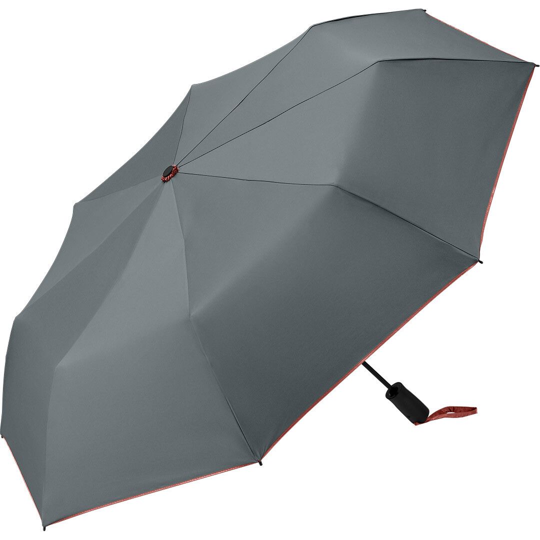AC-Taschenschirm FARE® Doubleface Ø100 cm - grau - kupfer-854