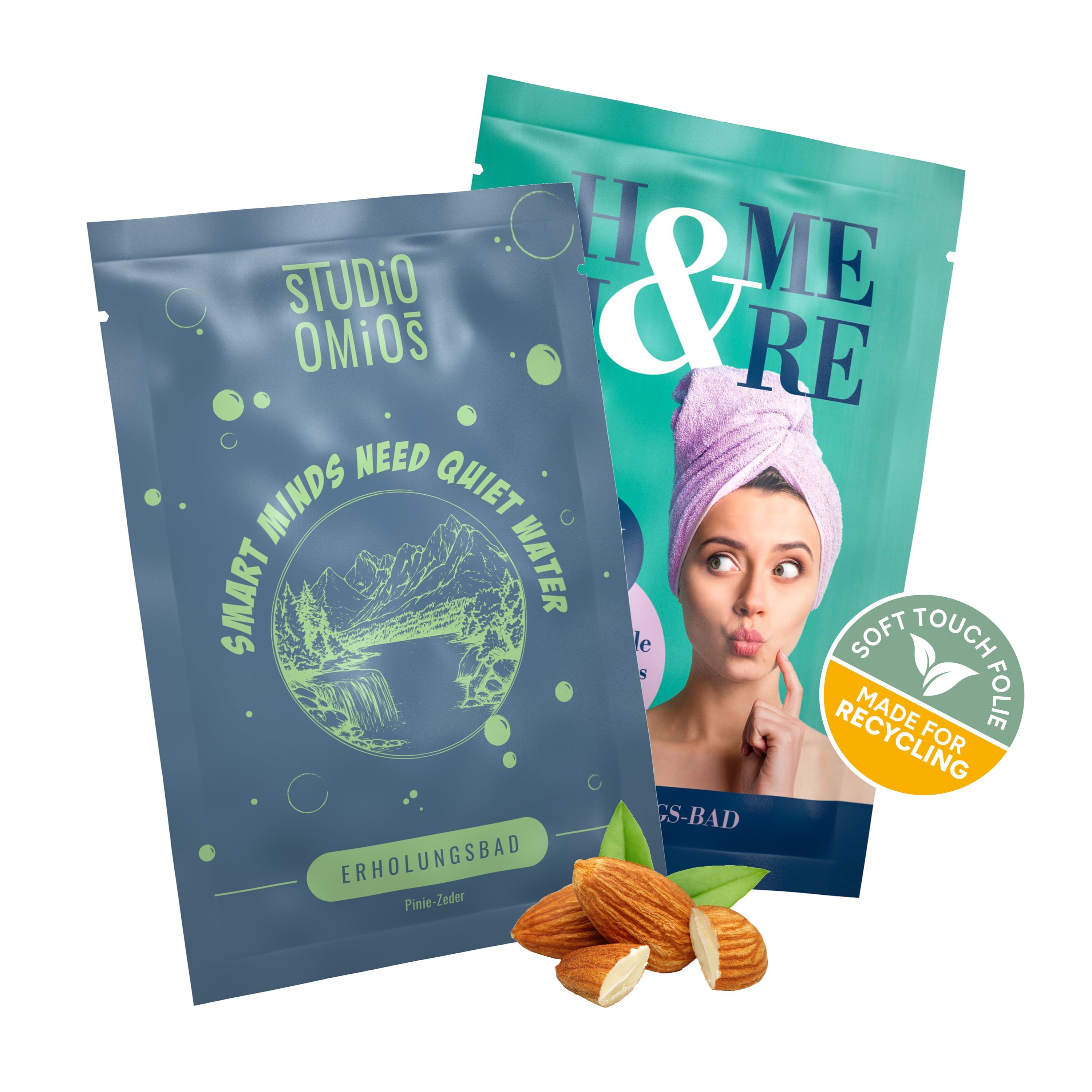 40 ml Erholungsbad Pinie-Zeder (Sachet) Soft Touch Print-123