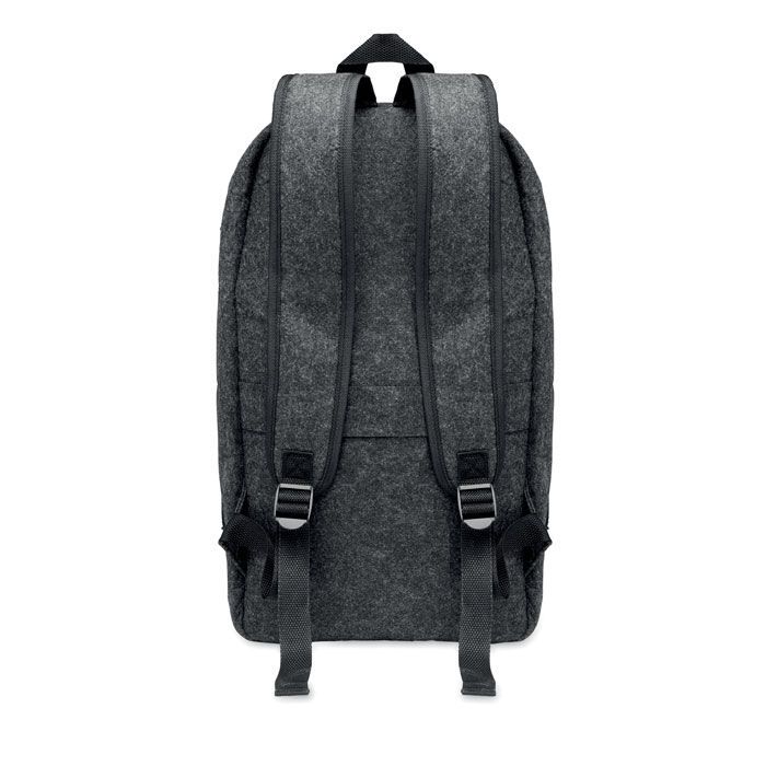 13" Laptop Rucksack RPET-Filz LLANA - steingrau-475