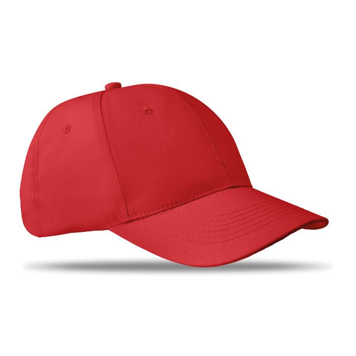 Baseball Kappe 6 Panels BASIE APOLLO - rot-206
