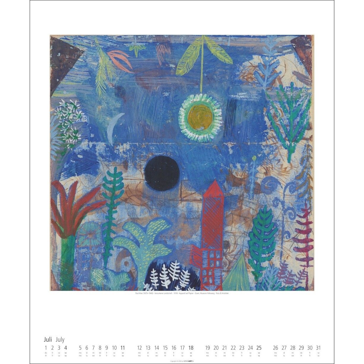 Paul Klee - Kunst & Kultur Kalender-79