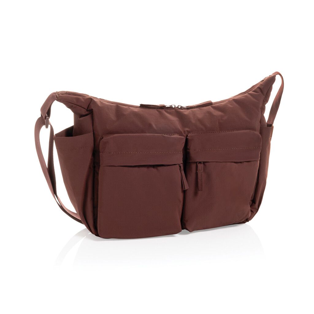 KENTO URBAN gepolsterte Crossover-Tasche aus RCS rec. Nylon - burgunderrot-711