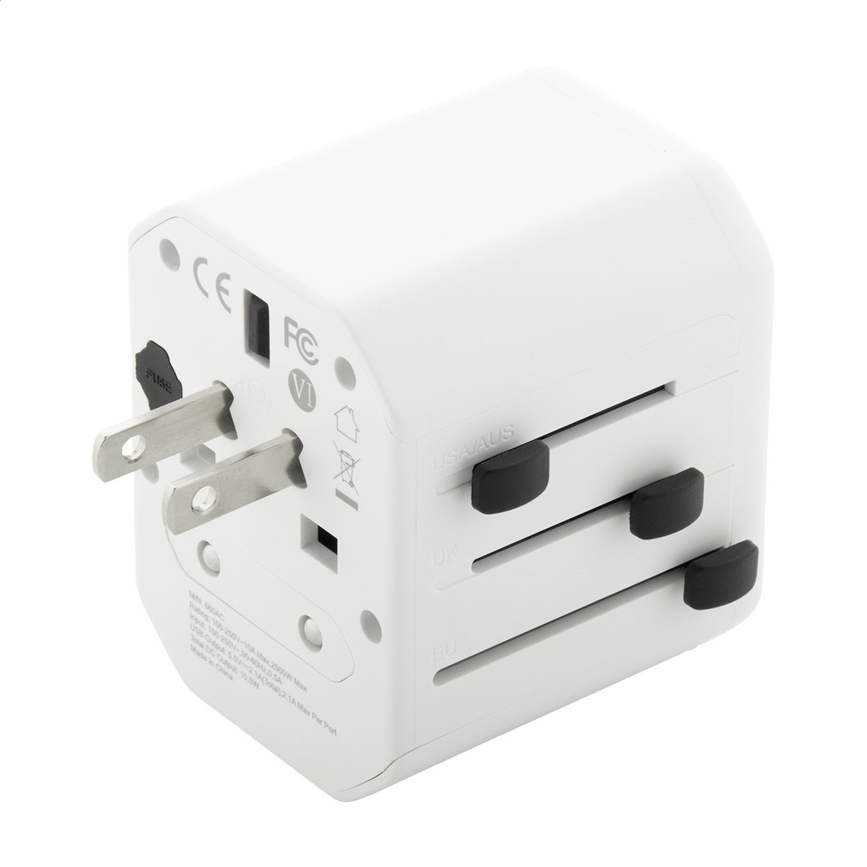 Reiseadapter Jetsetter - weiß-311