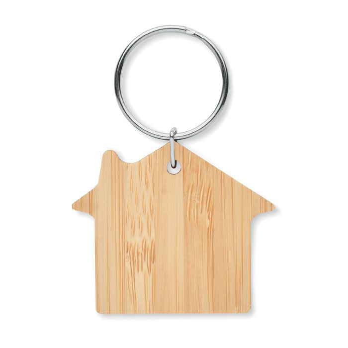Schlüsselring Bambus, Haus HOUSEBOO - holz-40