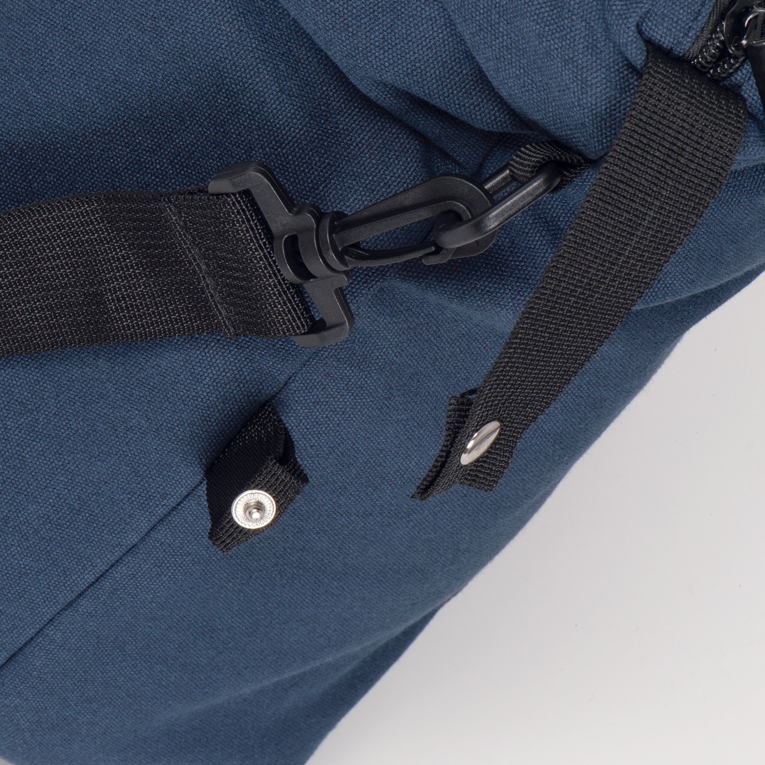 Duffel Bag aus recycelter Baumwolle - dunkelblau-652