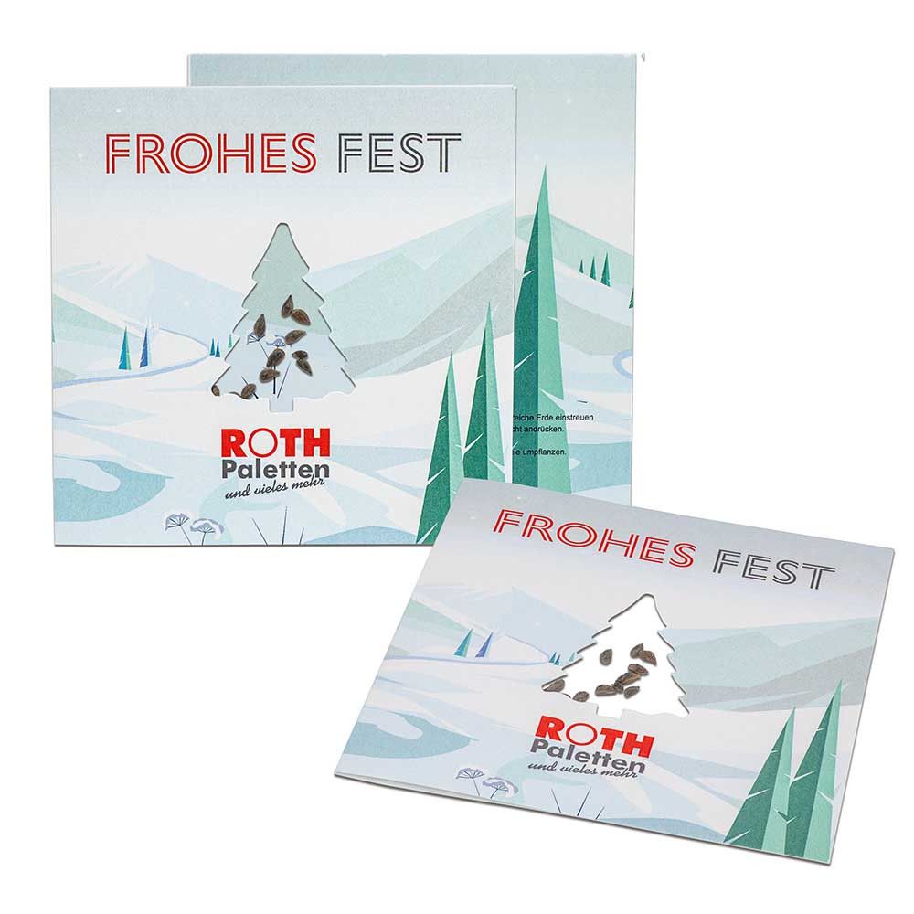 Samen-Karte Tannenbaum - Fichte-322
