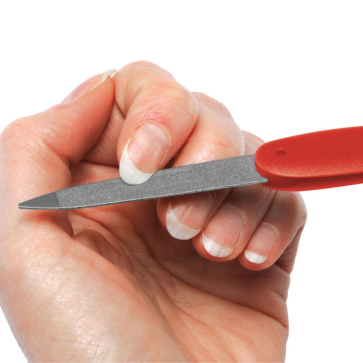 Nagelfeile (8cm Auszug) - rot-310