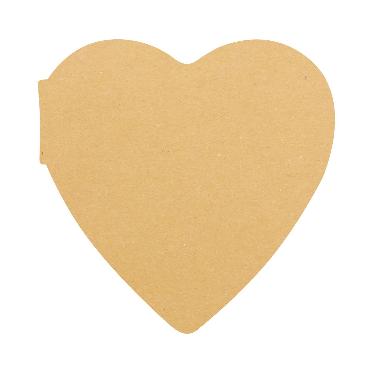 CreaStick Heart Eco Individuelle Haftnotizen - natur-294