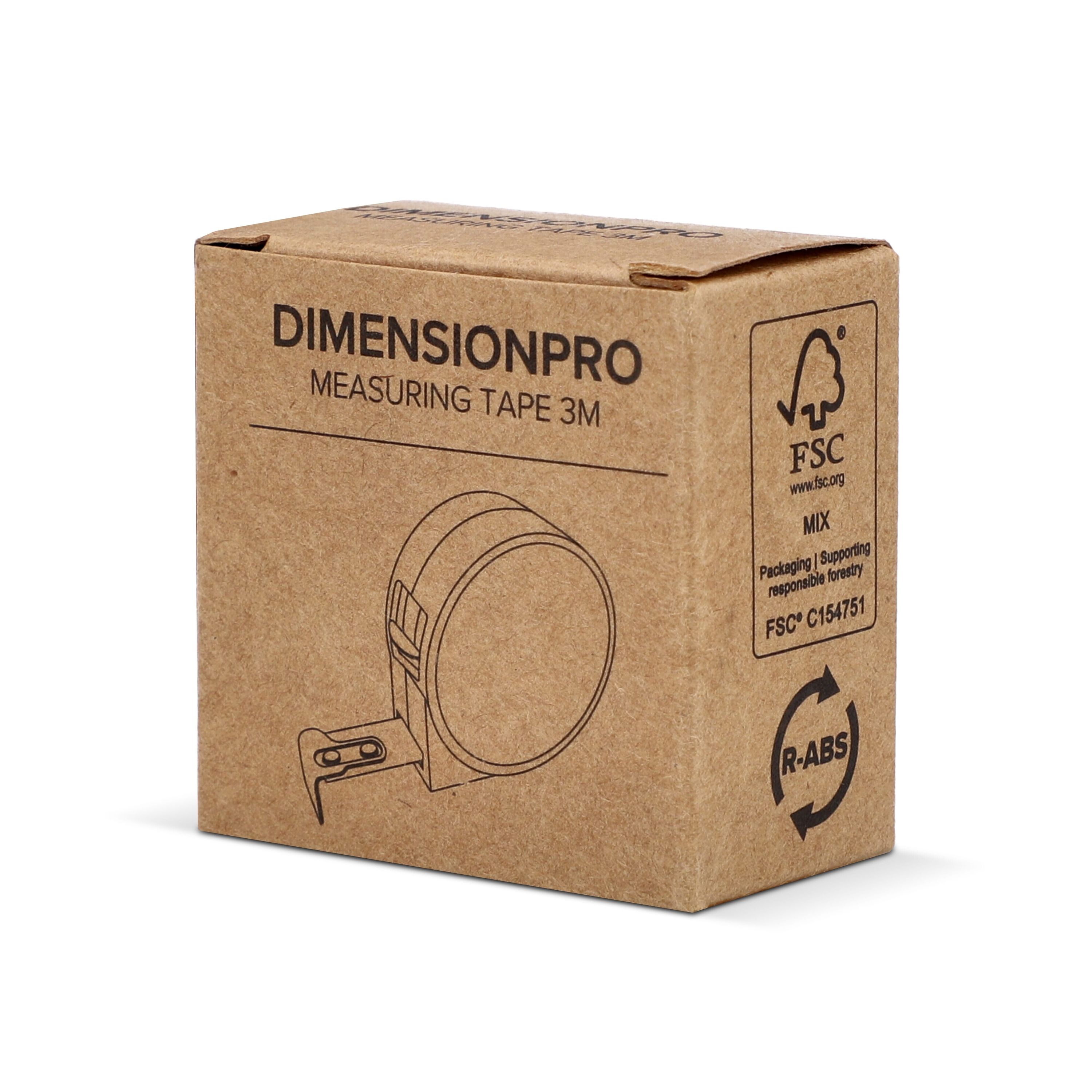 DimensionPro Rollmaßband 3M - weiss-95
