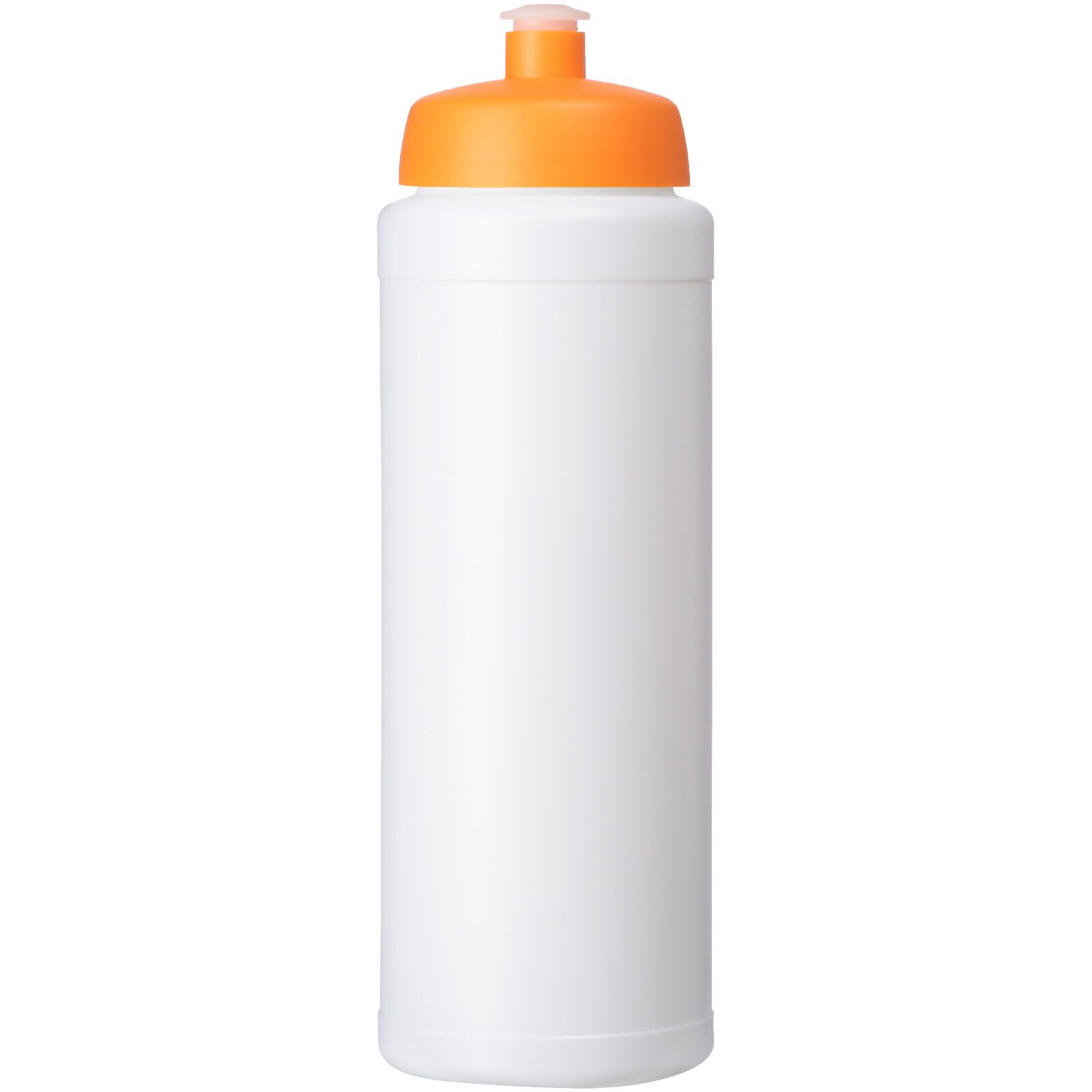 Baseline Plus grip 750 ml Sportflasche mit Sportdeckel - weiss -  orange-484