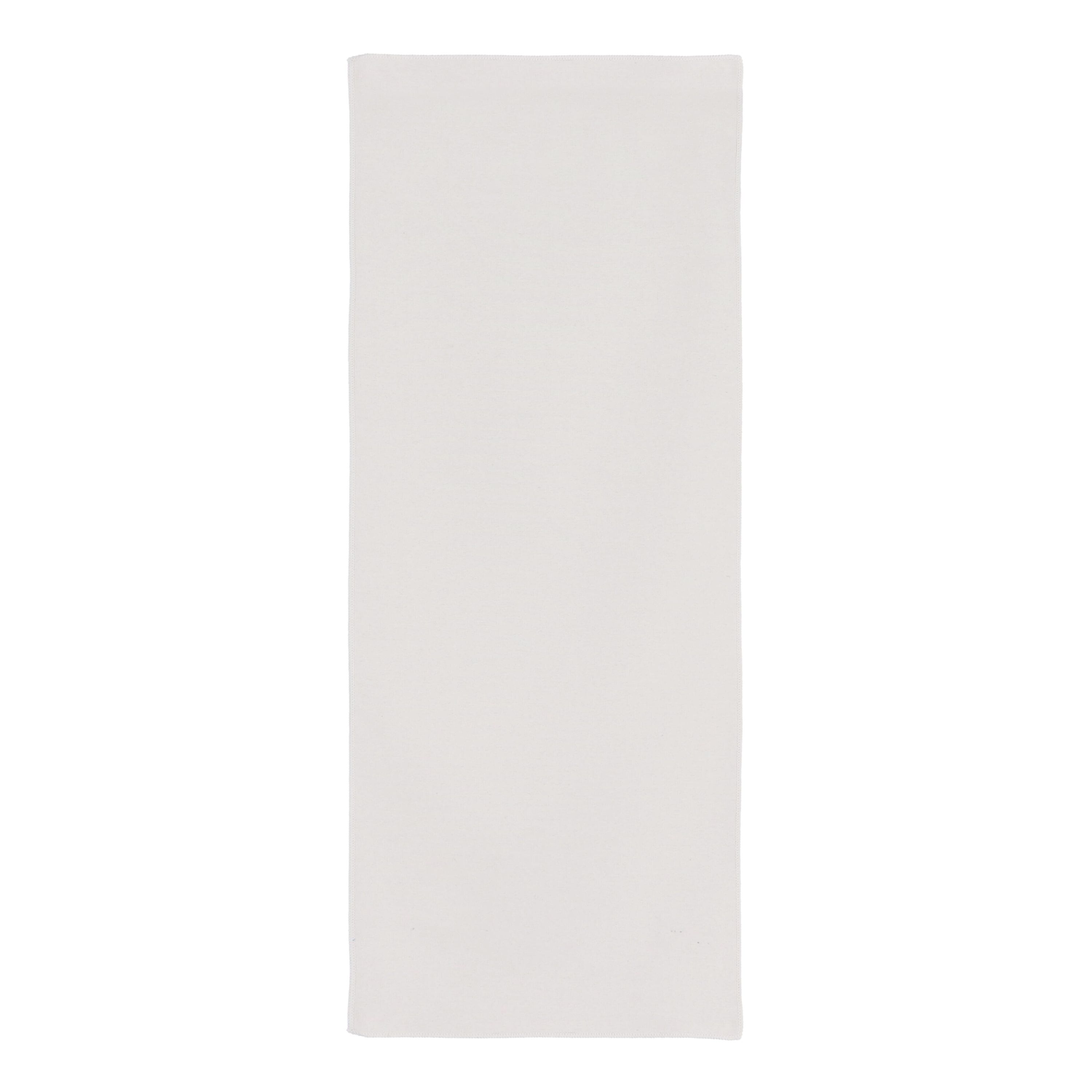 Schnelltrocknendes Handtuch R-PET 30 x 80 cm Sublimation - weiss  -  grau-217