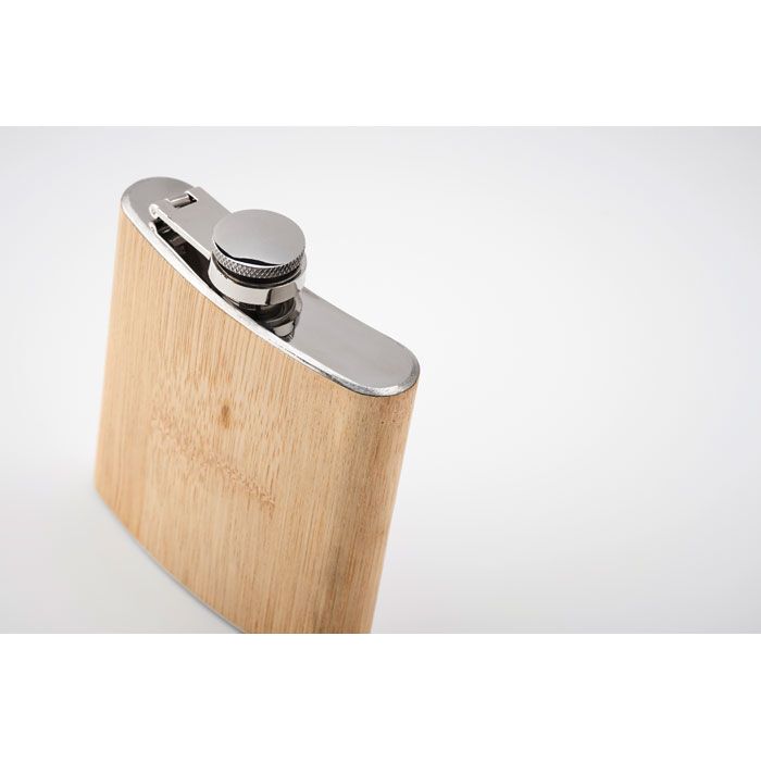 Flachmann Bambus 170ml HIPHIP - beige-977