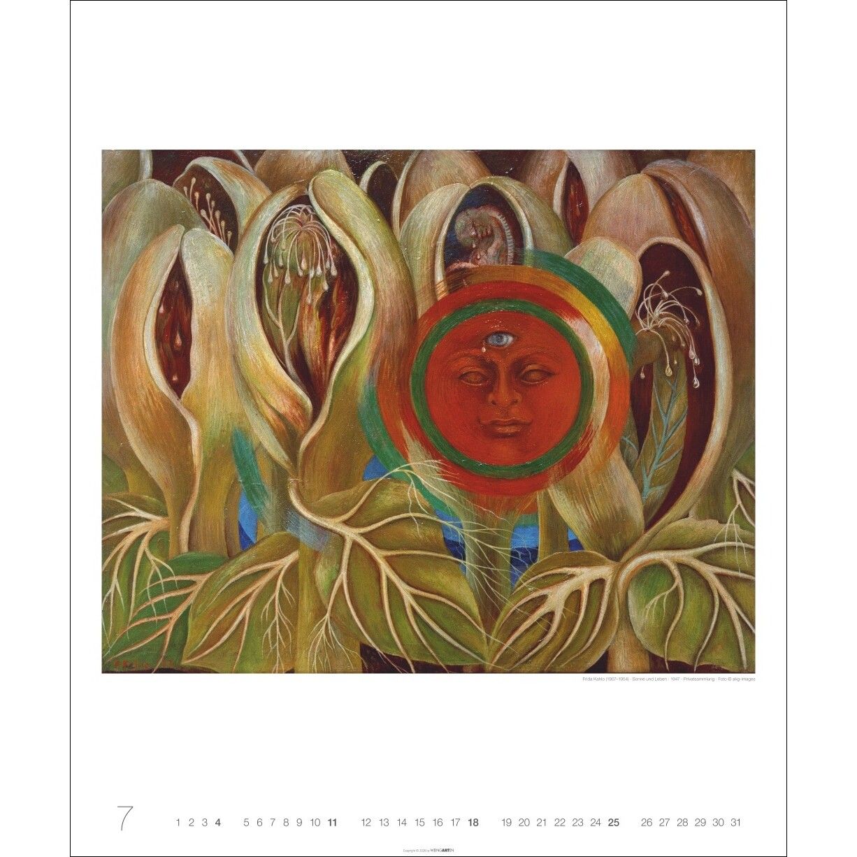 Frida Kahlo Edition - Kunst & Kultur Kalender-550