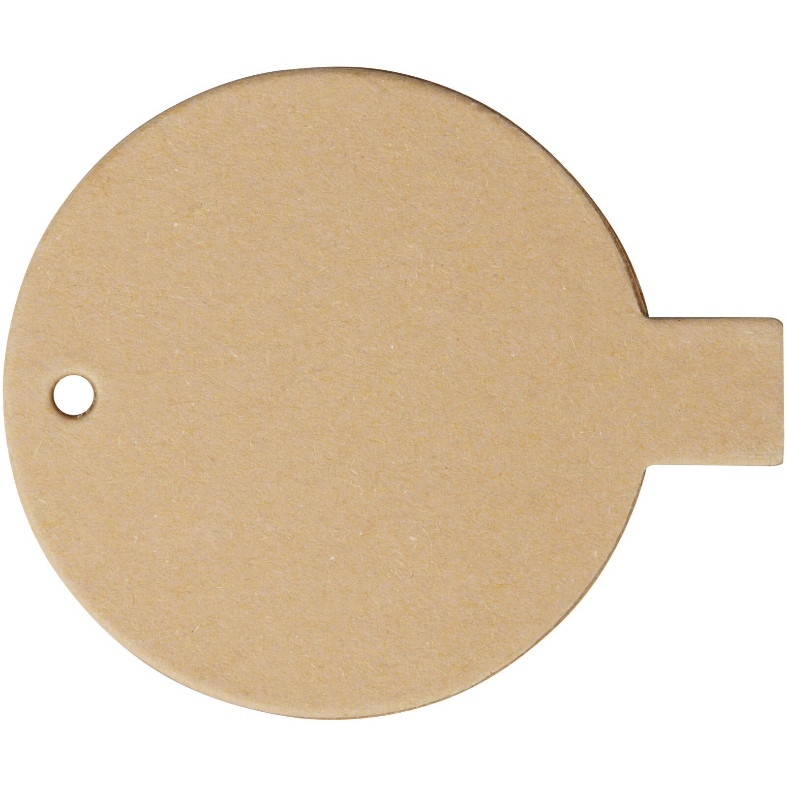 USB-Stick 2.0 rund aus recyceltem Papier - Kraftpapier - 1 GB-760