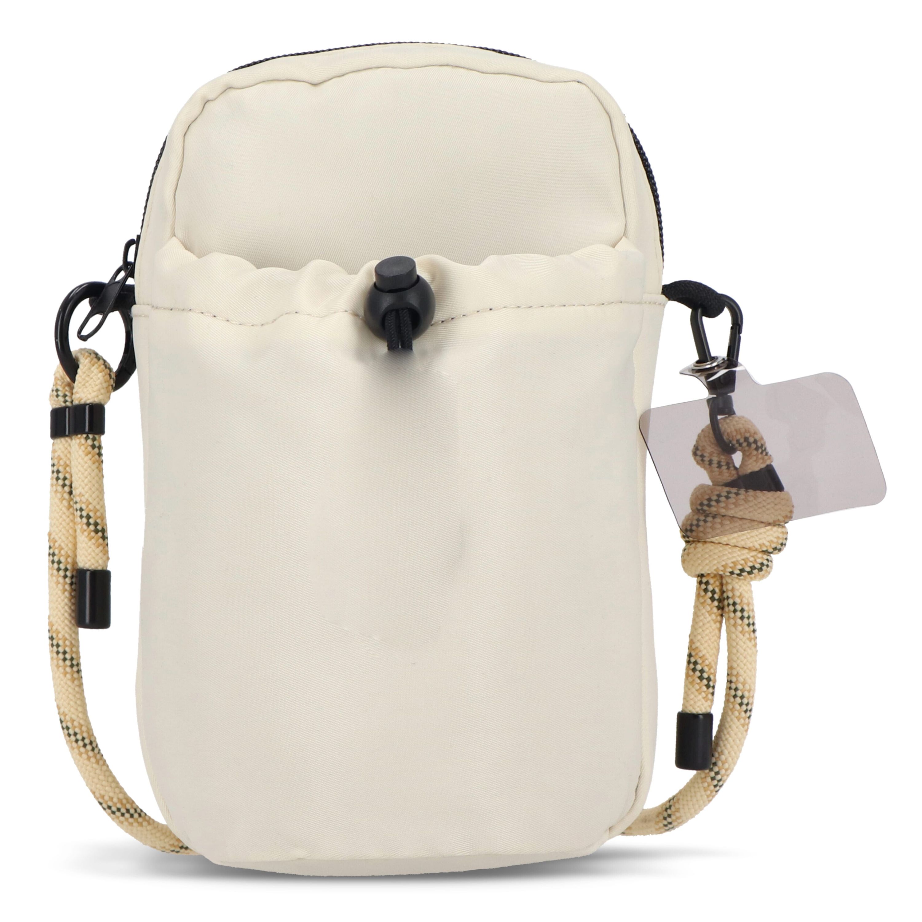Crossbody Flaschenhalter-Tasche mit Paracord-Gurt - beige-602