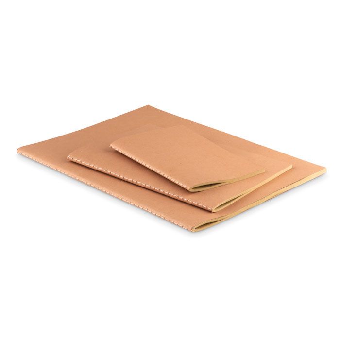 DIN A5 Notizbuch mit Pappcover MID PAPER BOOK - beige-254