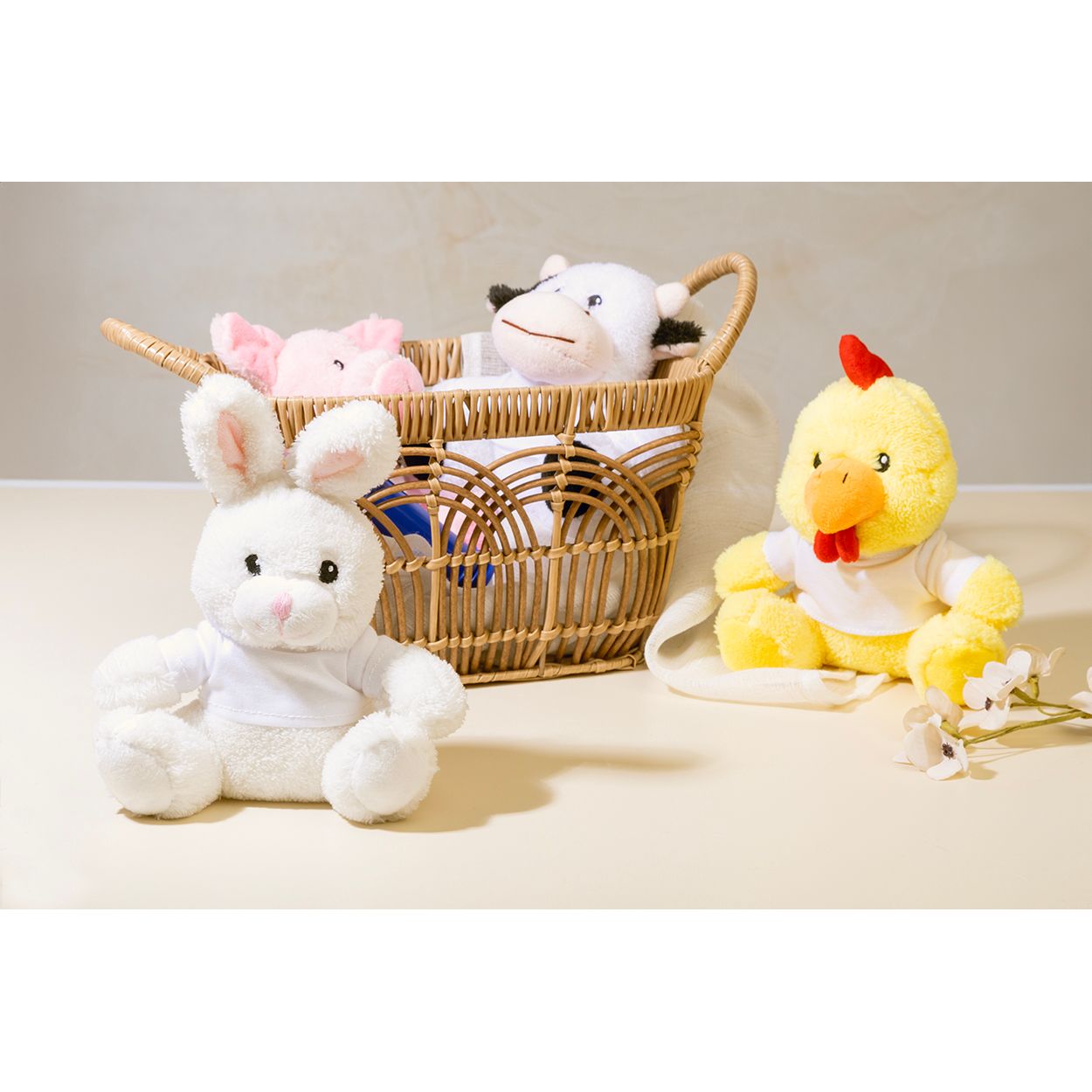 Rebunny RPET Plüschhase - weiß-514