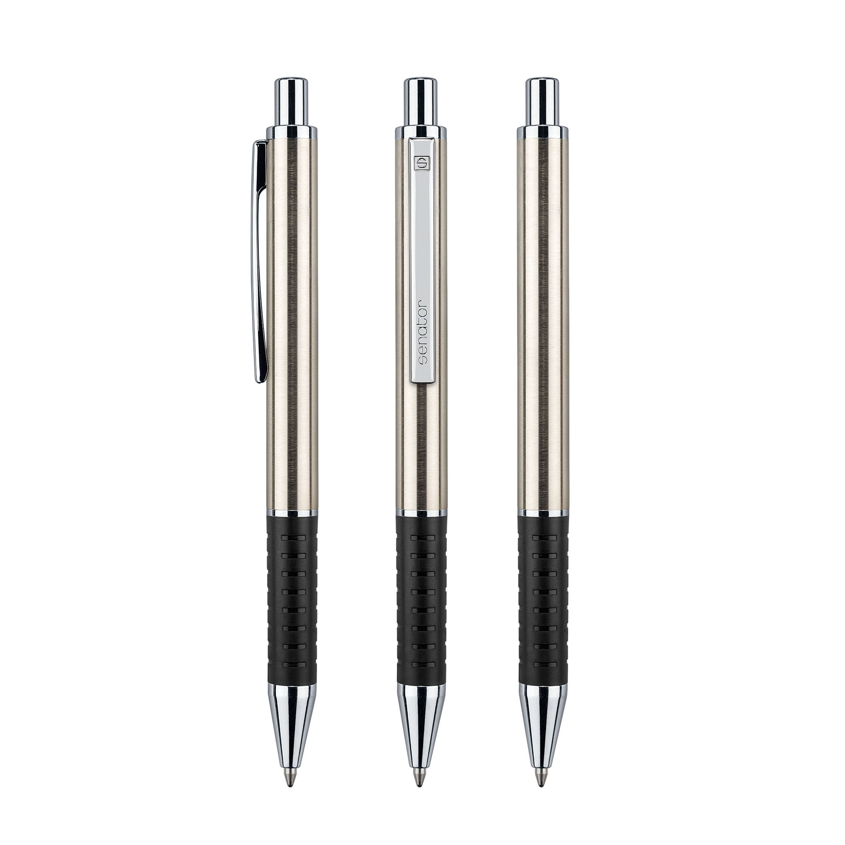 Star Tec Steel Druckkugelschreiber - silber-213