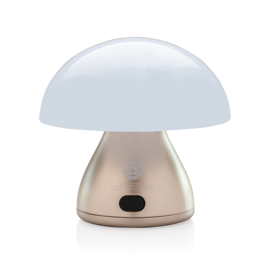 Luming wiederaufladbare USB-Tischlampe aus RCS Kunststoff - bronze-801