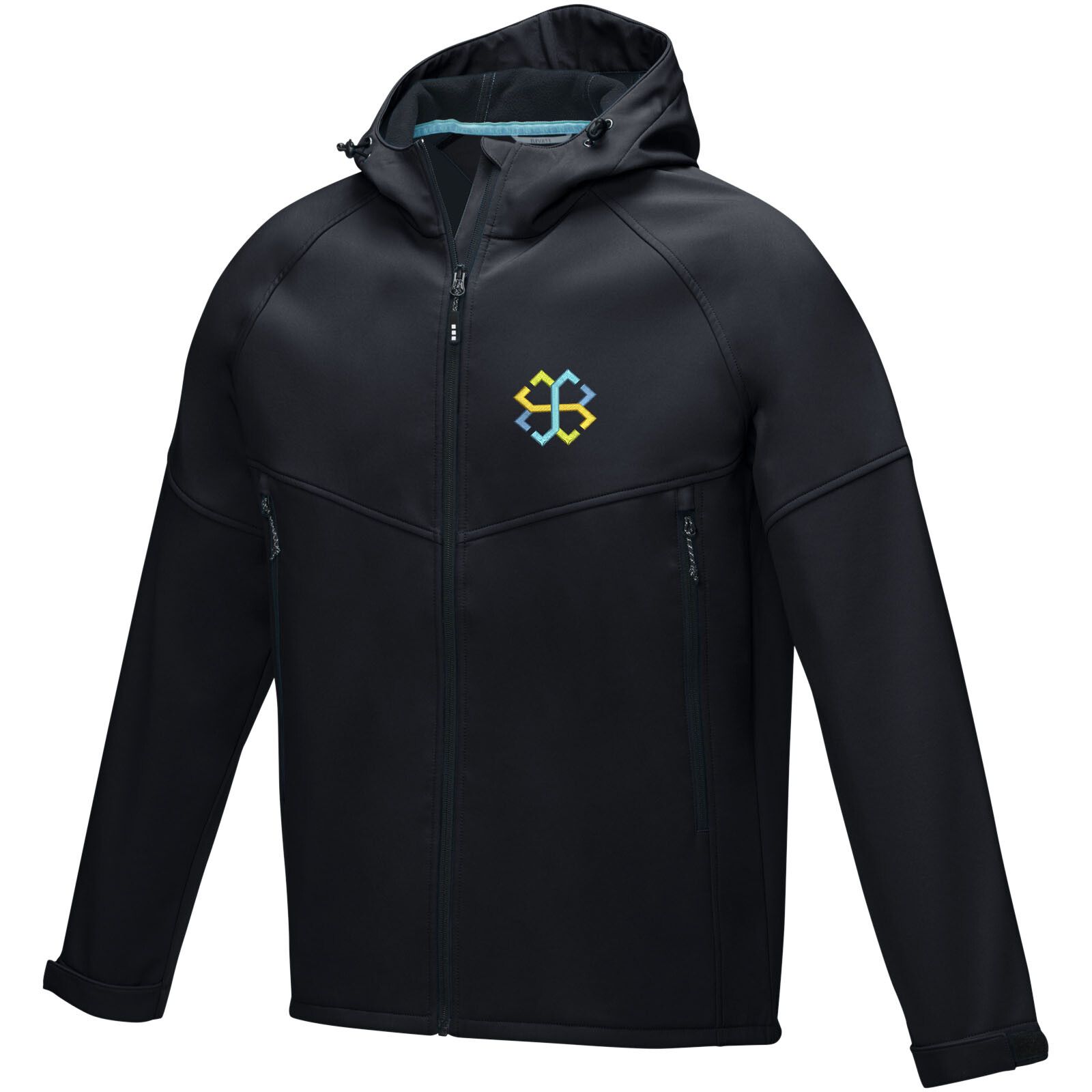 Coltan Softshelljacke aus recyceltem Material für Herren - schwarz - XL-584