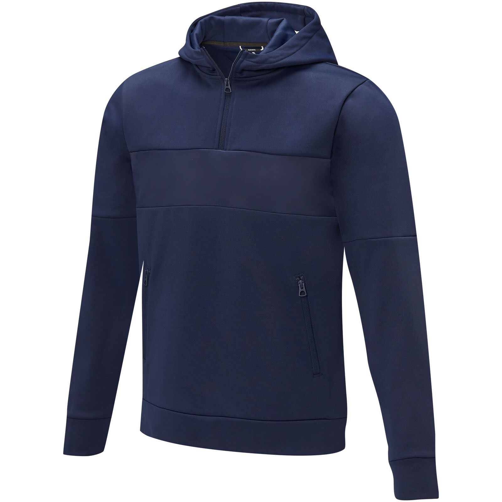 Sayan Kapuzenpullover mit halbem Reißverschluss für Herren - navy - S-585