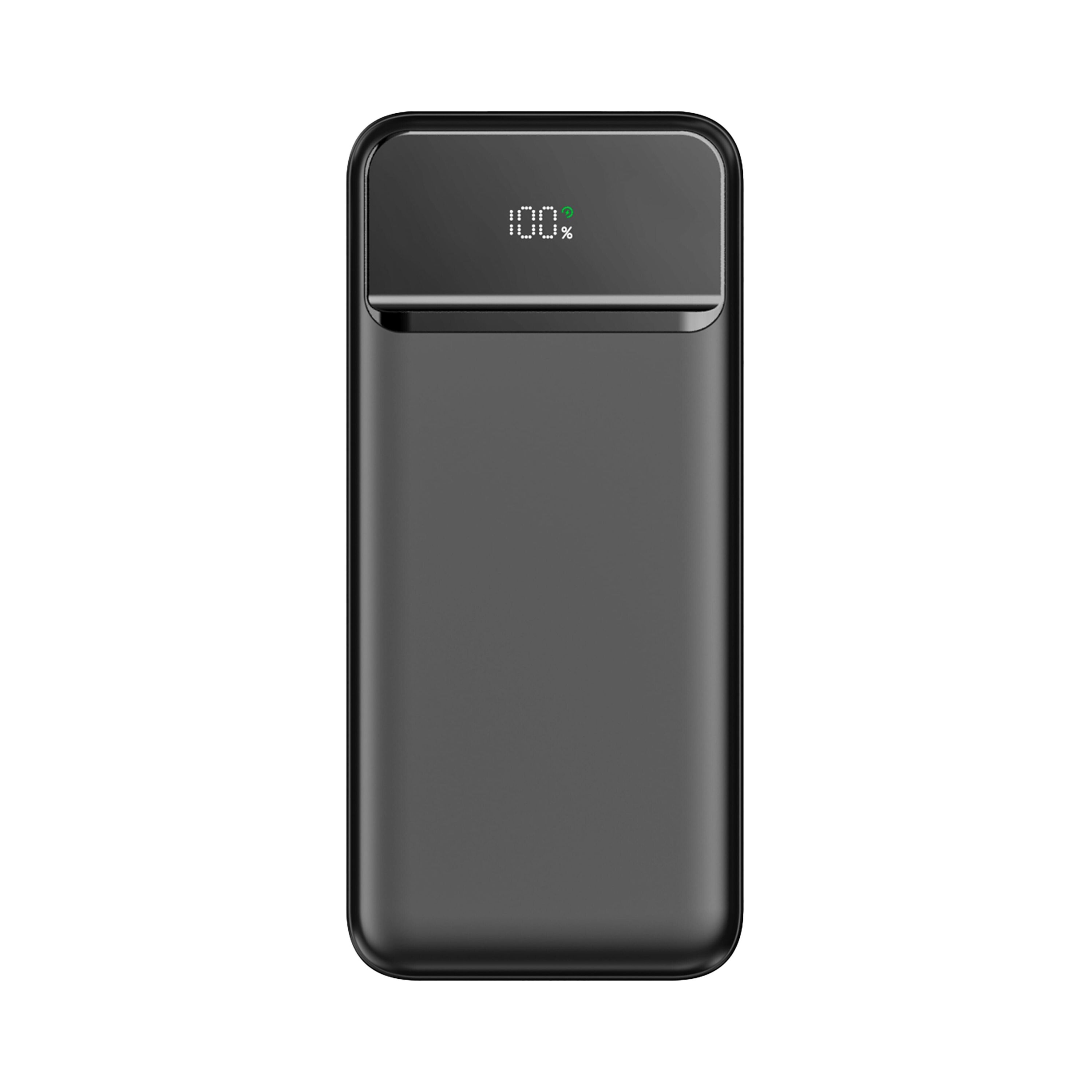 Nolu Powerbank mit LED-Anzeige 20000 mAh - schwarz-186