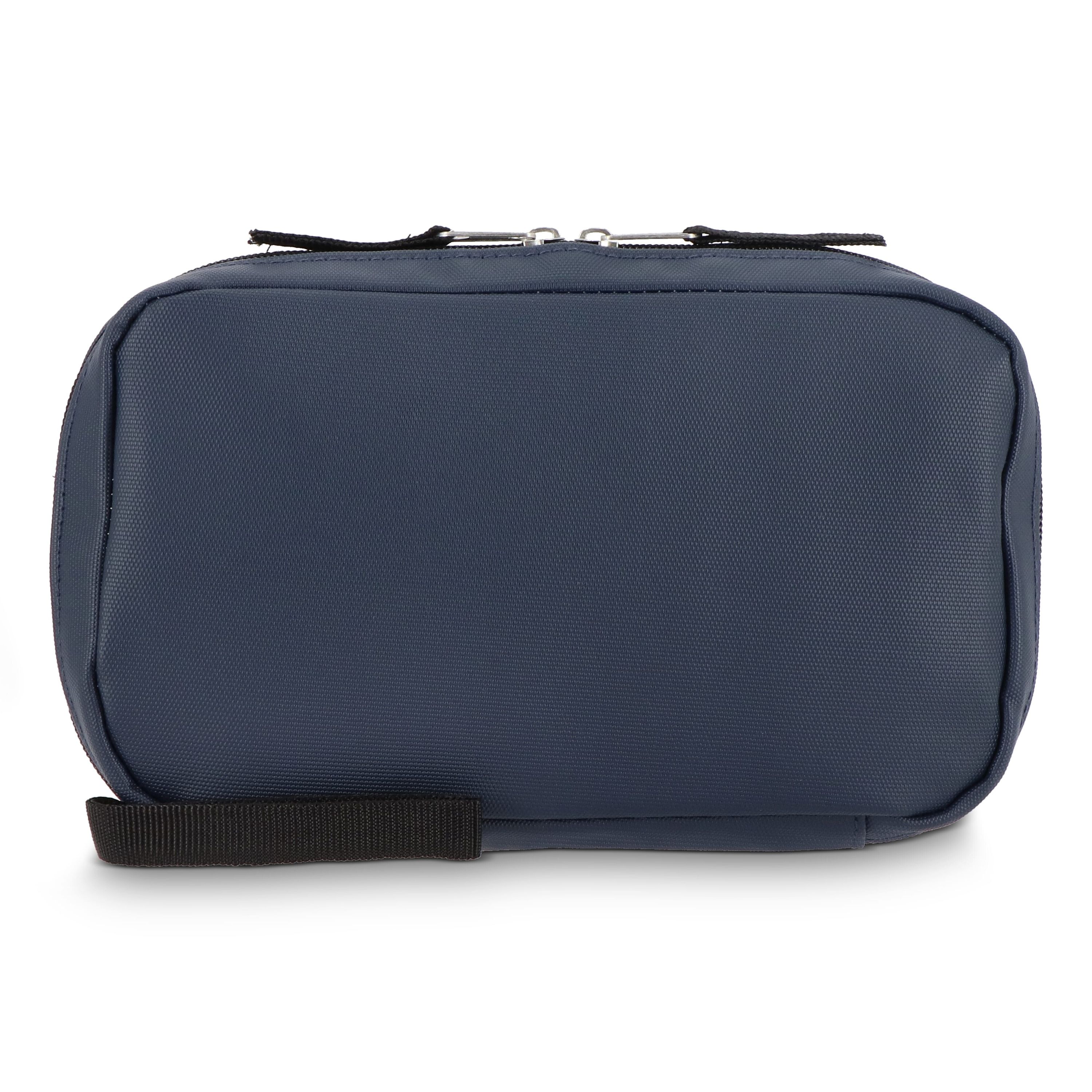 rPET PU-beschichtete 210D Napa-Organizer-Tasche 22 x 13 x 4 cm - dunkelblau-313