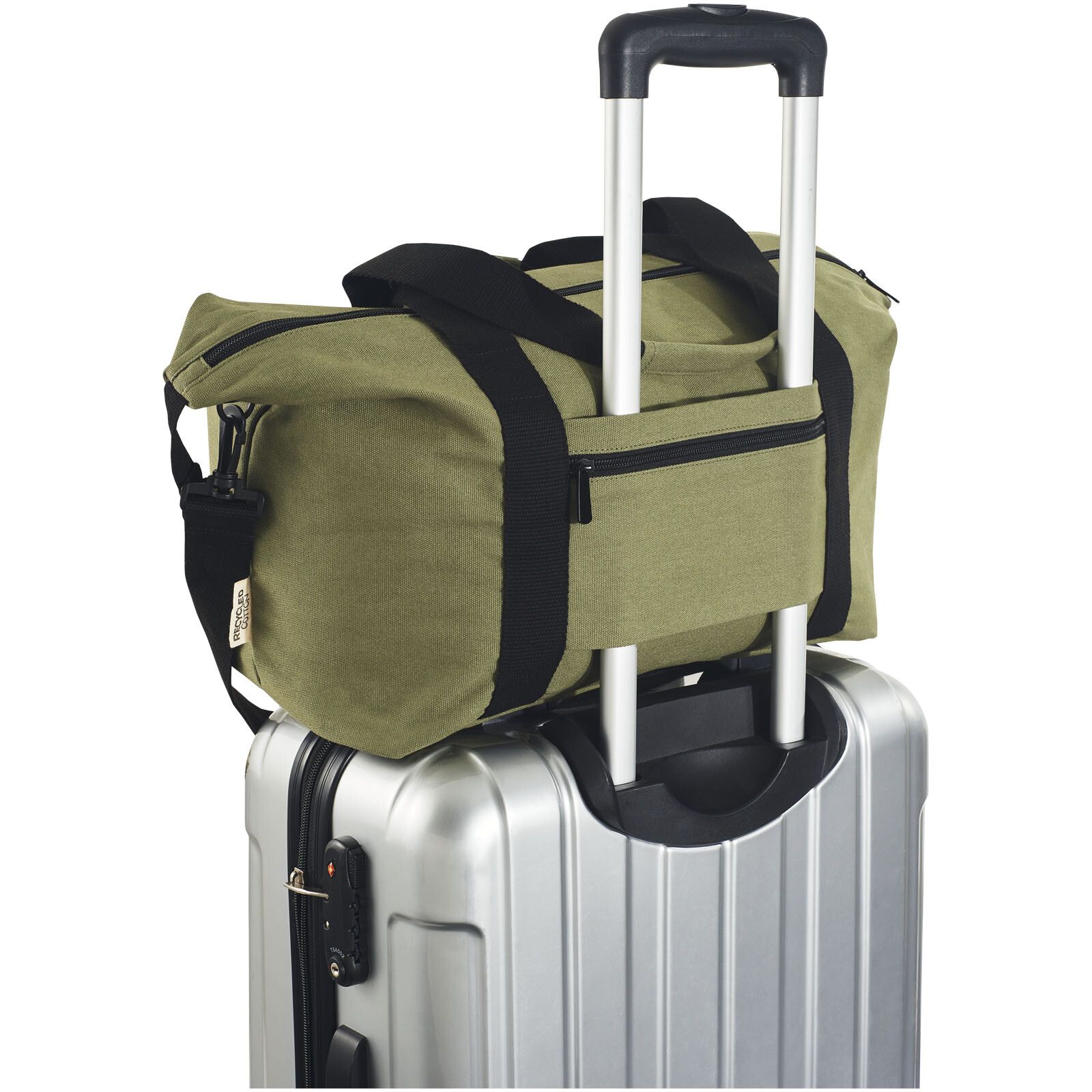 Joey Reisetasche aus GRS recyceltem Canvas 25 L - olive-32