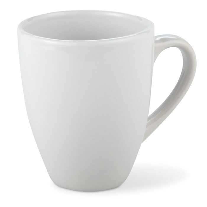 Keramikbecher 400 ml TRIBECA - weiß-834