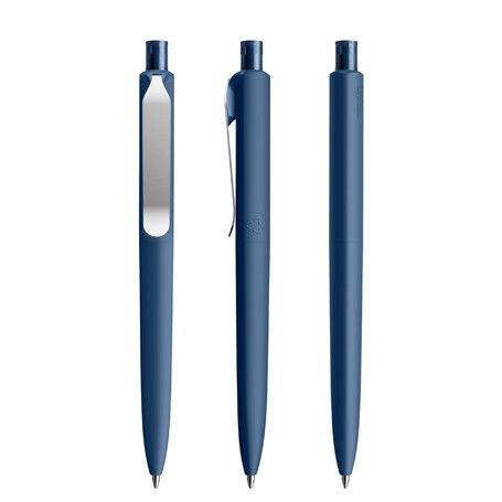 prodir DS8 Soft Touch PSR Push Kugelschreiber Metall-Clip - sodalithblau-752