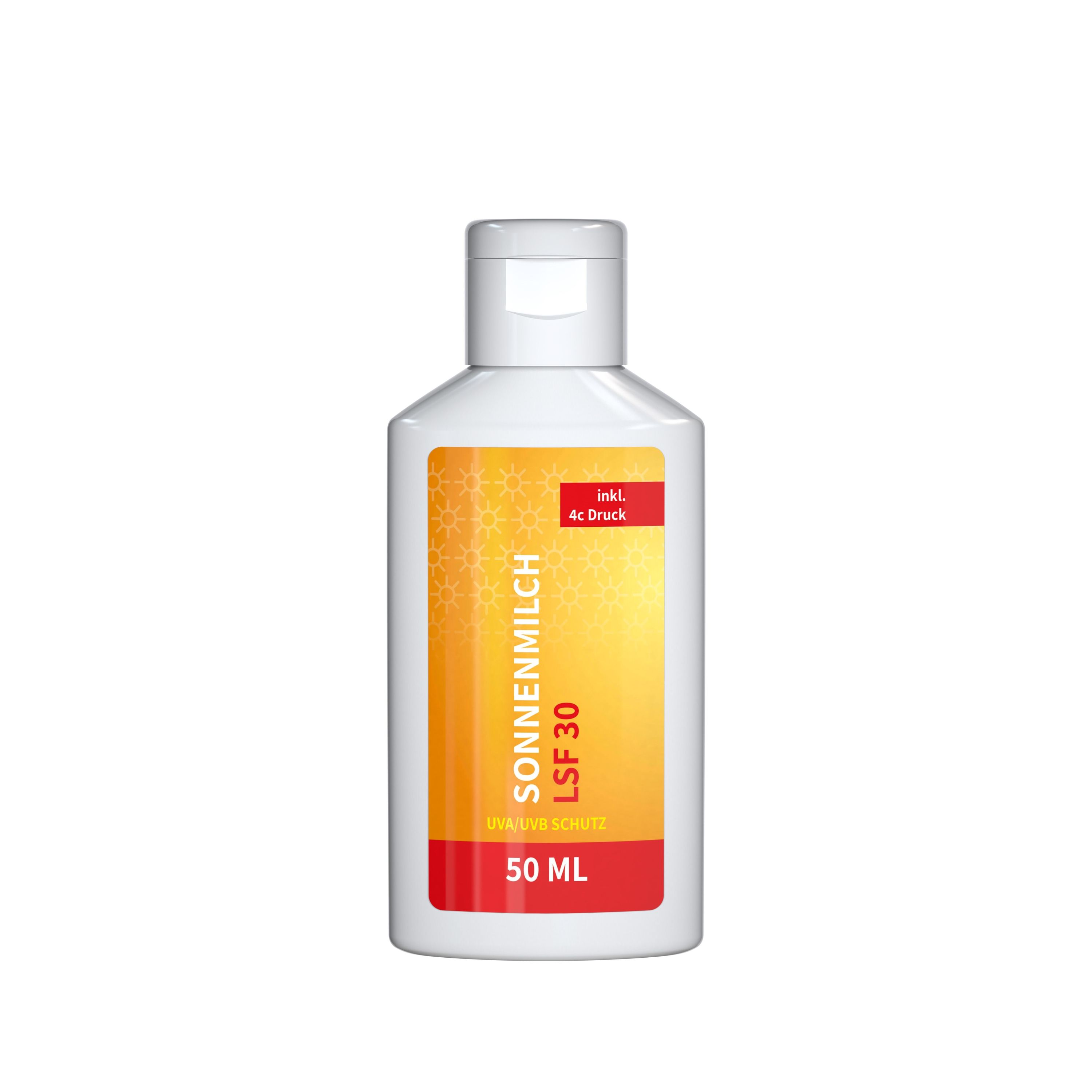 50 ml Flasche Sonnenmilch LSF 30 Body Label-283