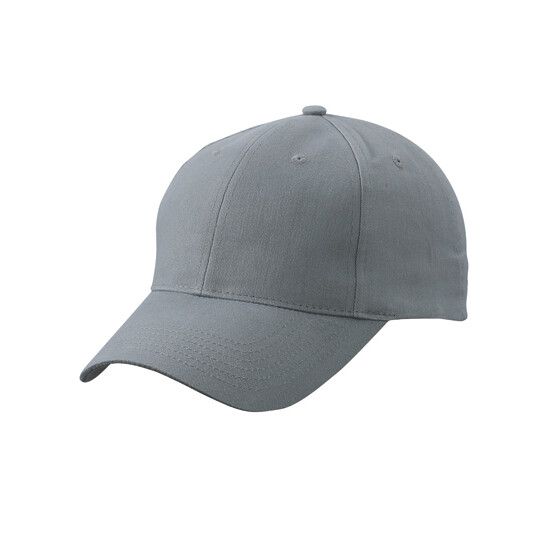 Brushed 6-Panel Cap - grey-421