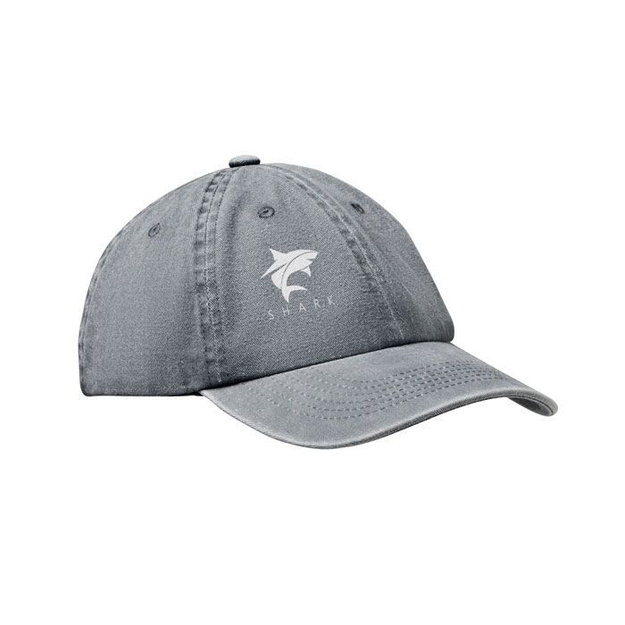 Baseball Kappe 6 Panels BEAU - grau-358