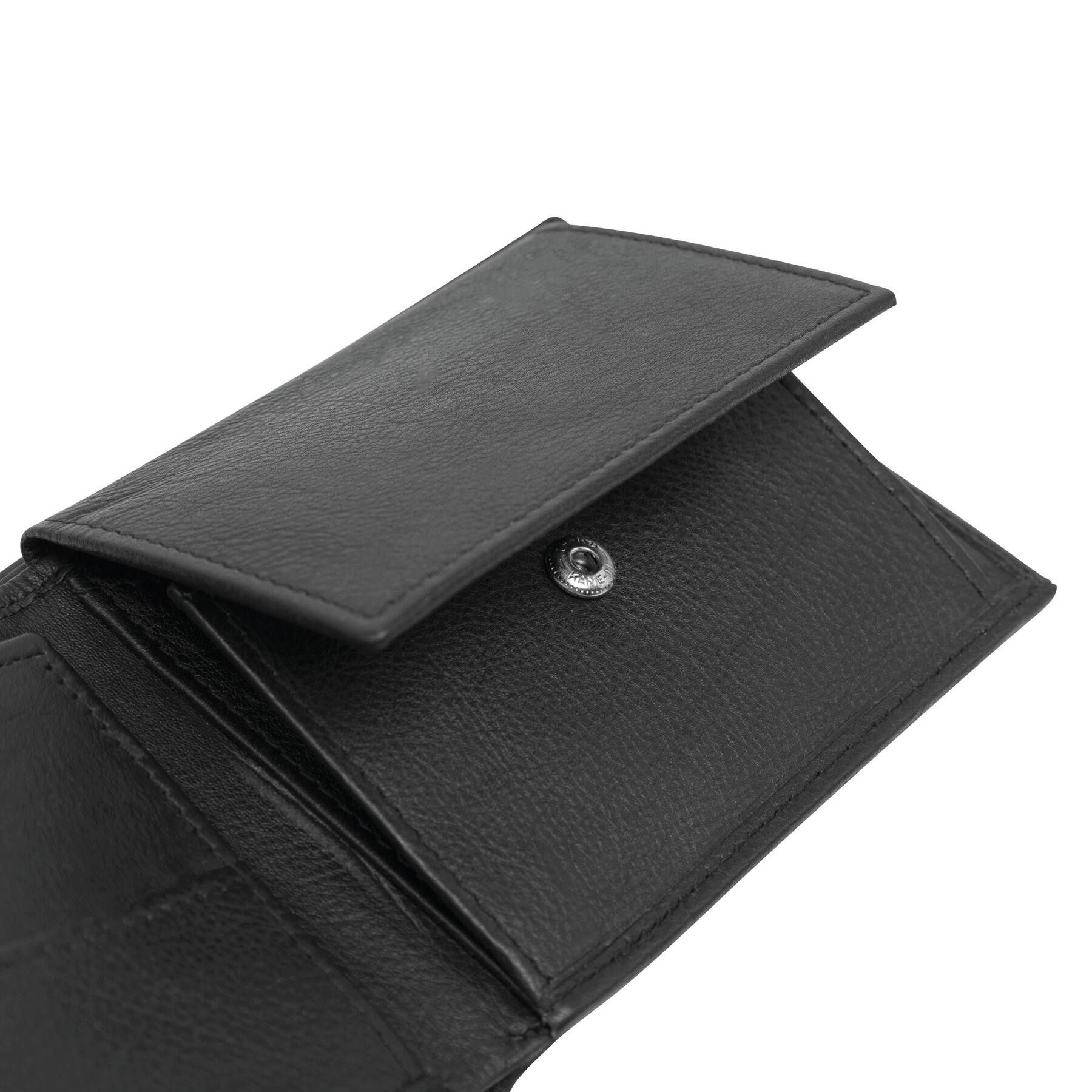 Echtleder-Geldbörse PALERMO - schwarz-322